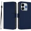 Phonesta Soft Skin Book Wallet Case hoesje voor Xiaomi Redmi Note 14 4G - Donkerblauw