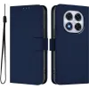Phonesta Soft Skin Book Wallet Case hoesje voor Xiaomi Redmi Note 14 Pro 4G - Donkerblauw