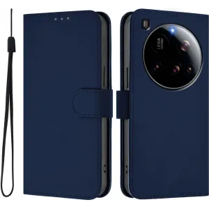 Phonesta Soft Skin Book Wallet Case hoesje voor Xiaomi 15 Ultra - Donkerblauw