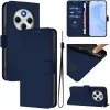 Phonesta Soft Skin Book Wallet Case hoesje voor Xiaomi Redmi 14C / Xiaomi Poco C75 - Donkerblauw 2