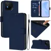 Phonesta Soft Skin Book Wallet Case hoesje voor Asus ROG Phone 9/9 Pro - Donkerblauw 2