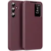 Phonesta Smart Window Book Wallet Case hoesje voor Samsung Galaxy S24 - Bordeaux