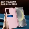 Phonesta Smart Window Book Wallet Case hoesje voor Samsung Galaxy S25 Plus - Roze 4
