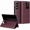 Phonesta Smart Window Book Wallet Case hoesje voor Samsung Galaxy Z Fold 6 - Bordeaux