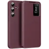 Phonesta Smart Window Book Wallet Case hoesje voor Samsung Galaxy A55 - Bordeaux