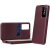 Phonesta Smart Window Book Wallet Case hoesje voor Samsung Galaxy A55 - Bordeaux 2