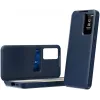 Phonesta Smart Window Book Wallet Case hoesje voor Samsung Galaxy S24 FE - Donkerblauw 2