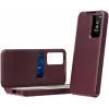 Phonesta Smart Window Book Wallet Case hoesje voor Samsung Galaxy A36/A56 - Bordeaux 2