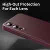 Phonesta Smart Window Book Wallet Case hoesje voor Samsung Galaxy S25 Edge - Bordeaux 7