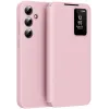 Phonesta Smart Window Book Wallet Case hoesje voor Samsung Galaxy S25 FE - Roze