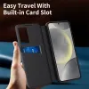 Phonesta Smart Window Book Wallet Case hoesje voor Samsung Galaxy S25 FE - Zwart 8