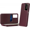 Phonesta Smart Window Book Wallet Case hoesje voor Samsung Galaxy A37 - Bordeaux 0