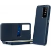 Phonesta Smart Window Book Wallet Case hoesje voor Samsung Galaxy A37 - Donkerblauw 0
