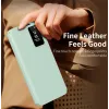 Phonesta Smart Window Book Wallet Case hoesje voor Samsung Galaxy A37 - Lichtgroen 2