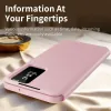 Phonesta Smart Window Book Wallet Case hoesje voor Samsung Galaxy A37 - Roze 3