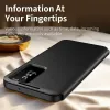 Phonesta Smart Window Book Wallet Case hoesje voor Samsung Galaxy A37 - Zwart 4
