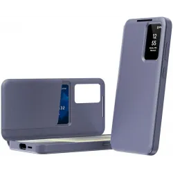 Phonesta Smart Window Book Wallet Case hoesje voor Samsung Galaxy S26 Ultra - Paars