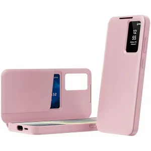 Phonesta Smart Window Book Wallet Case hoesje voor Samsung Galaxy S26 Ultra - Roze