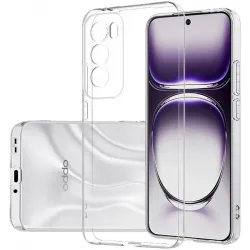 Phonesta Ultra-Thin Silicone Back Cover hoesje voor Oppo Reno12 - Transparant
