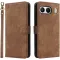 Phonesta Vintage Skin Book Wallet Case hoesje voor OnePlus Nord 4 - Bruin