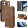 Phonesta Vintage Skin Book Wallet Case hoesje voor OnePlus Nord 4 - Bruin 8