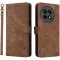 Phonesta Vintage Skin Book Wallet Case hoesje voor OnePlus 13R - Bruin