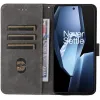 Phonesta Vintage Skin Book Wallet Case hoesje voor OnePlus 13R - Bruin 1