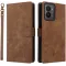 Phonesta Vintage Skin Book Wallet Case hoesje voor HMD Fusion - Bruin