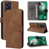 Phonesta Vintage Skin Book Wallet Case hoesje voor HMD Pulse/Pulse Plus/Pulse Pro - Bruin 6