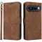 Phonesta Vintage Skin Book Wallet Case hoesje voor Google Pixel 9 Pro XL - Bruin