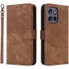 Phonesta Vintage Skin Book Wallet Case hoesje voor Motorola Edge 60 Neo/Edge 50 Neo / ThinkPhone 25 - Bruin