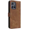 Phonesta Vintage Skin Book Wallet Case hoesje voor Motorola Edge 60 Neo/Edge 50 Neo / ThinkPhone 25 - Bruin 7