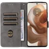 Phonesta Vintage Skin Book Wallet Case hoesje voor Motorola Edge 50 Ultra - Bruin 2