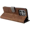 Phonesta Vintage Skin Book Wallet Case hoesje voor Motorola Moto G17/G17 Power/G15/G15 Power - Bruin 4