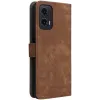 Phonesta Vintage Skin Book Wallet Case hoesje voor Motorola Moto G35 - Bruin 7