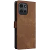 Phonesta Vintage Skin Book Wallet Case hoesje voor Motorola Moto G75 - Bruin 7