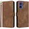 Phonesta Vintage Skin Book Wallet Case hoesje voor Motorola Moto G85 - Bruin