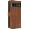 Phonesta Vintage Skin Book Wallet Case hoesje voor Google Pixel 8 - Bruin 6