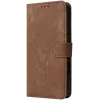 Phonesta Vintage Skin Book Wallet Case hoesje voor Samsung Galaxy S25 Edge - Bruin 6