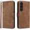 Phonesta Vintage Skin Book Wallet Case hoesje voor Sony Xperia 1 VI - Bruin
