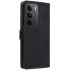 Phonesta Vintage Skin Book Wallet Case hoesje voor Realme 14x / C75 - Zwart 6