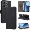 Phonesta Vintage Skin Book Wallet Case hoesje voor Realme C63/C61 / Note 60 - Zwart 5