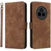 Phonesta Vintage Skin Book Wallet Case hoesje voor Realme 14 Pro - Bruin