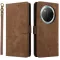 Phonesta Vintage Skin Book Wallet Case hoesje voor HONOR Magic7 Lite - Bruin