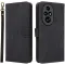 Phonesta Vintage Skin Book Wallet Case hoesje voor HONOR 200 Pro - Zwart