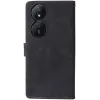 Phonesta Vintage Skin Book Wallet Case hoesje voor HONOR 90 Smart/X7b - Zwart 10