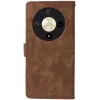 Phonesta Vintage Skin Book Wallet Case hoesje voor HONOR Magic6 Lite - Bruin 7