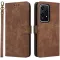 Phonesta Vintage Skin Book Wallet Case hoesje voor HONOR 200 Lite - Bruin