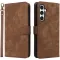 Phonesta Vintage Skin Book Wallet Case hoesje voor Samsung Galaxy S24 FE - Bruin