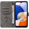 Phonesta Vintage Skin Book Wallet Case hoesje voor Samsung Galaxy A15 4G/5G - Zwart 2